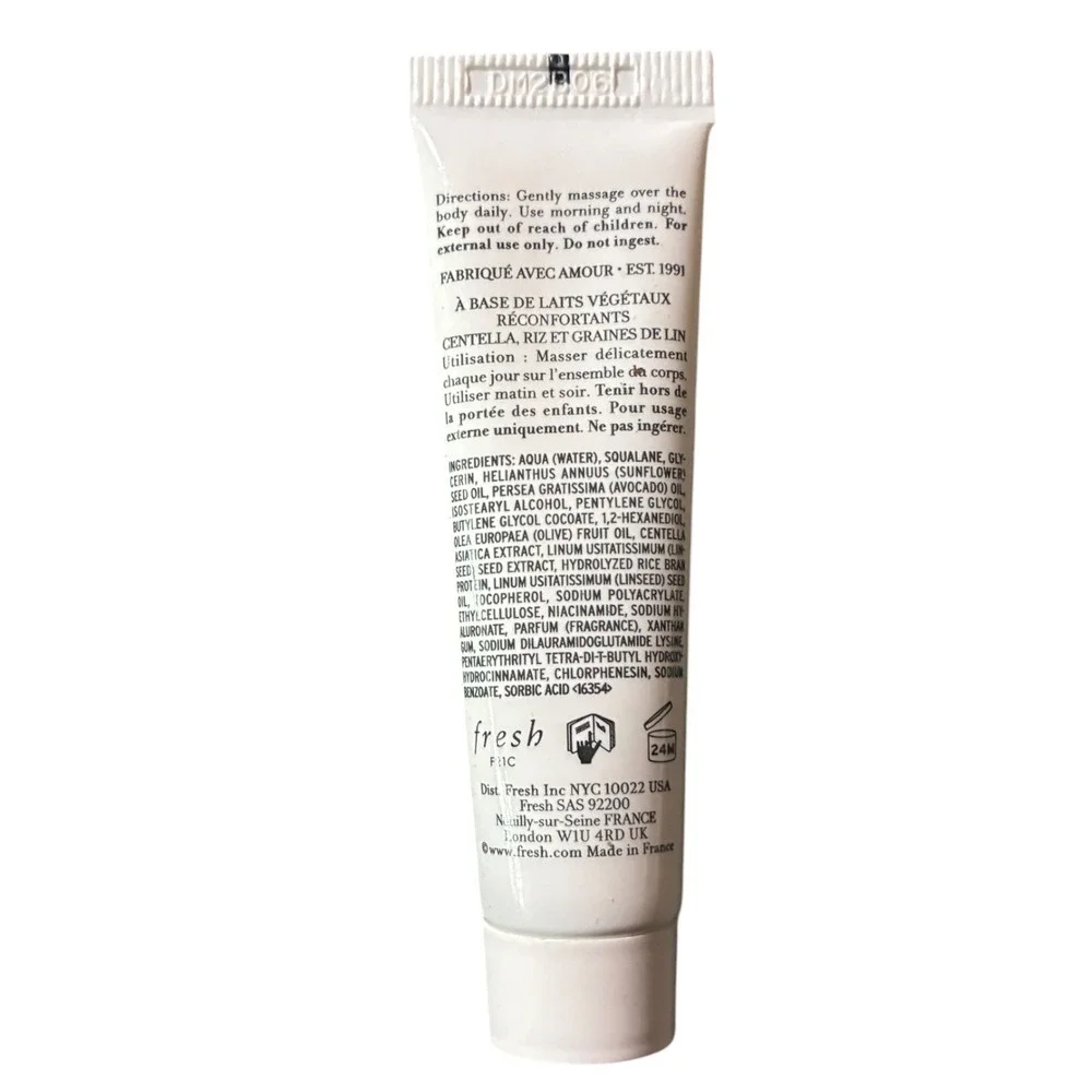 Fresh Milk Body Lotion Mini 0.5oz Travel Size Plant Milk Centella Squalane New - Picture 2 of 2